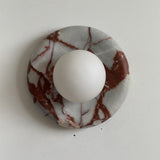 Orli Red Marble Wall Sconce - Image 17