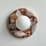 Orli Red Marble Wall Sconce - Image 22