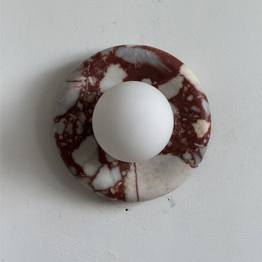 Orli Red Marble Wall Sconce - Image 23
