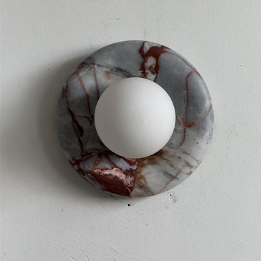 Orli Red Marble Wall Sconce - Image 25