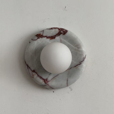Orli Red Marble Wall Sconce - Image 28