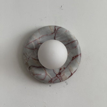 Orli Red Marble Wall Sconce - Image 33