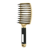 Paddle Hair Brush For Pain-Free Detangling Wet & Dry Hair Antistatic & Shiny Finish - Image 4