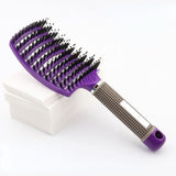 Paddle Hair Brush For Pain-Free Detangling Wet & Dry Hair Antistatic & Shiny Finish - Image 9