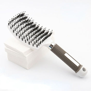 Paddle Hair Brush For Pain-Free Detangling Wet & Dry Hair Antistatic & Shiny Finish - Image 5