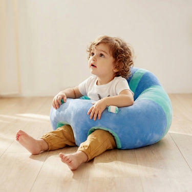 Plush Cotton Baby Seat Cushion With Back And Side Support - Image 3