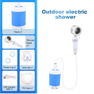 Portable Camp Shower With 4000mAh Battery Quiet Motor And Two Water Flow Modes - Image 2