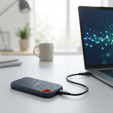 Portable External SSD With Lanyard Loop And Usb-C - Image 1