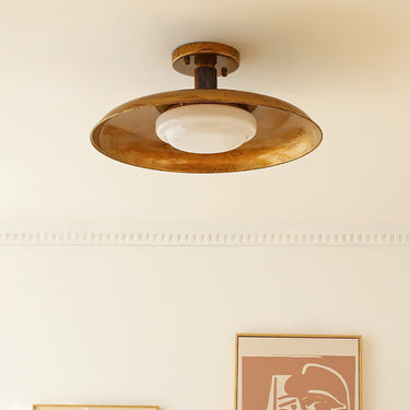 Pot-Lid Style Pot Lid Ceiling Light - Image 2