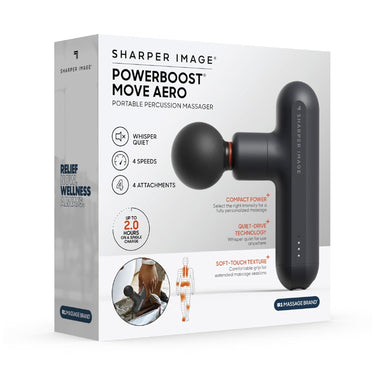 Powerboost Move Portable Percussion Massager With Quiet Deep Tissue Relief And Interchangeable Attachments - Image 6