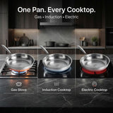 Pure Titanium Frying Pan With Nonstick Surface For Healthy Cooking - Image 5
