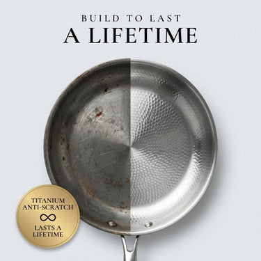 Pure Titanium Frying Pan With Nonstick Surface For Healthy Cooking - Image 3
