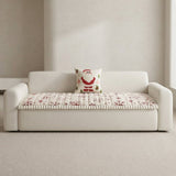 Quilted Christmas Sofa Cushion With Winter Design - Image 1