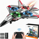 RC Fighter Jet With 360° Stunt Loops LED Lights And Shockproof Design For Kids And Beginners - Image 9