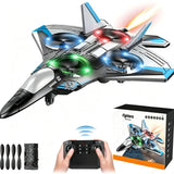 RC Fighter Jet With 360° Stunt Loops LED Lights And Shockproof Design For Kids And Beginners - Image 8