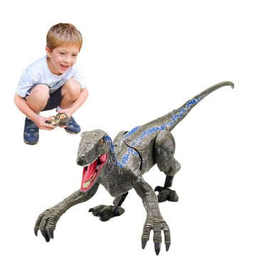 Remote Control T-Rex Dinosaur Toy With Realistic Roaring Sounds Lights And Interactive Walking Action - Image 3