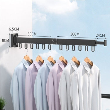 Retractable Wall Drying Rack With Space-Saving Design To Reclaim Valuable Floor Space - Image 10