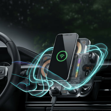 Rotafix Automatically Rotating 2-in-1 Car Phone Holder With Wireless Charger - Image 3
