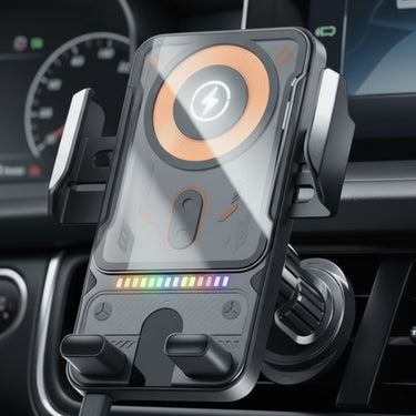 Rotafix Automatically Rotating 2-in-1 Car Phone Holder With Wireless Charger - Image 1