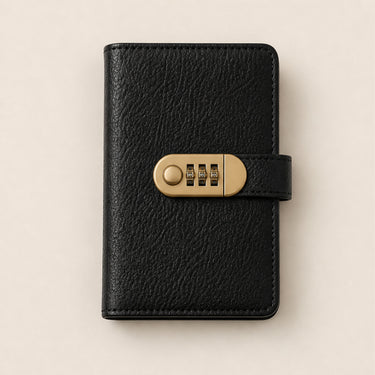 Savings Notebook With 3-Digit Resettable Lock Slim Profile Cash Organizer - Image 9
