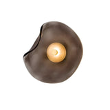 Sculpted Glass Wall Light With Up-And-Down Illumination - Image 1