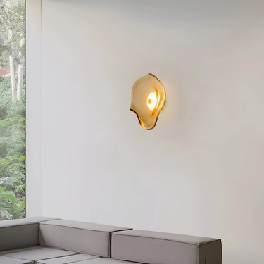 Sculpted Glass Wall Light With Up-And-Down Illumination - Image 4