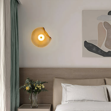 Sculpted Glass Wall Light With Up-And-Down Illumination - Image 5