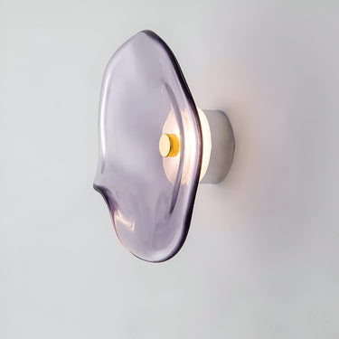 Sculpted Glass Wall Light With Up-And-Down Illumination - Image 6
