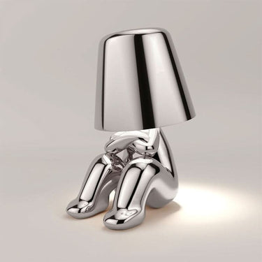 Sculptural Metal Figurine Table Lamp With Dimmable LED - Image 11