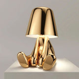 Sculptural Metal Figurine Table Lamp With Dimmable LED - Image 2
