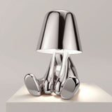 Sculptural Metal Figurine Table Lamp With Dimmable LED - Image 7