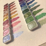 Shimmer Watercolor Paint Set 20 Vibrant With Glitter Effect For Luminous Artwork - Image 1