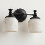 Short Arm Wall Sconce With Frosted Shade - Image 2