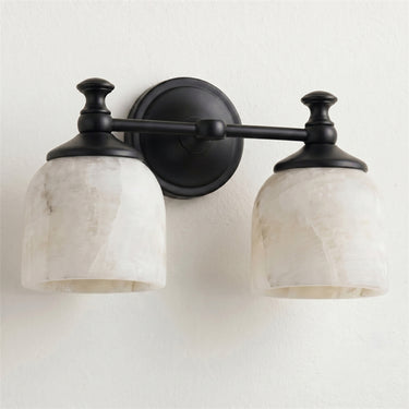Short Arm Wall Sconce With Frosted Shade - Image 2