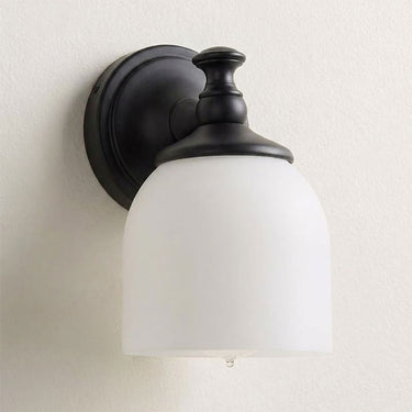 Short Arm Wall Sconce With Frosted Shade - Image 24