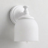 Short Arm Wall Sconce With Frosted Shade - Image 26