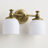 Short Arm Wall Sconce With Frosted Shade - Image 27