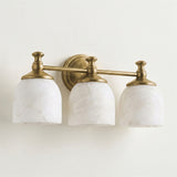 Short Arm Wall Sconce With Frosted Shade - Image 5