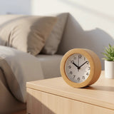 Silent LED Wooden Alarm Clock - Image 1