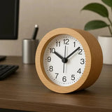 Silent LED Wooden Alarm Clock - Image 4