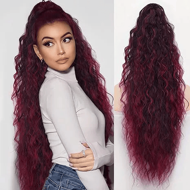 Silkipony Drawstring Ponytail Extension For Instant Voluminous Salon-Worthy Hair - Image 2