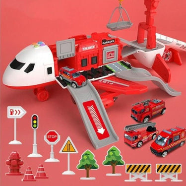 Skyquest Adventure Airplane Playset With Vehicles For Creative Kids - Image 2