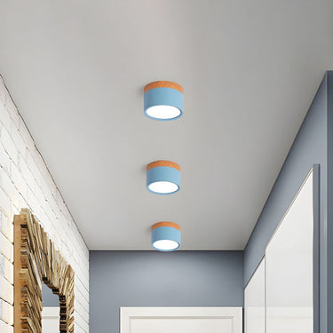 Small Cylinder Flush Ceiling Light - Image 1