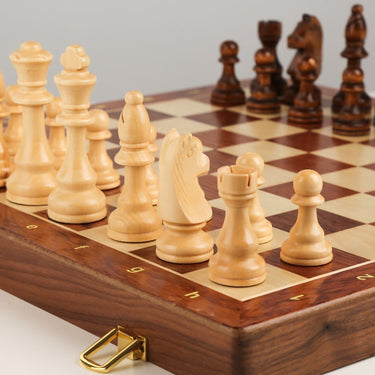 Solid Wood Set Wooden Chess Board - Image 3