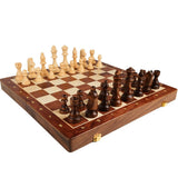 Solid Wood Set Wooden Chess Board - Image 5
