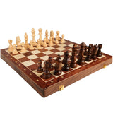 Solid Wood Set Wooden Chess Board - Image 6