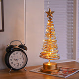 Spiral Wire LED Christmas Tree Light With Star Topper - Image 2