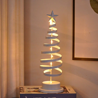 Spiral Wire LED Christmas Tree Light With Star Topper - Image 8