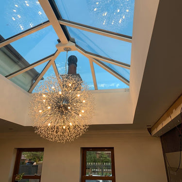 Sputnik Chandelier With Crystal Beads And Firework Design - Image 3