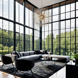 Sputnik Chandelier With Crystal Beads And Firework Design - Image 4